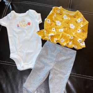 Girl summer clothing ( Newborn -3 months )